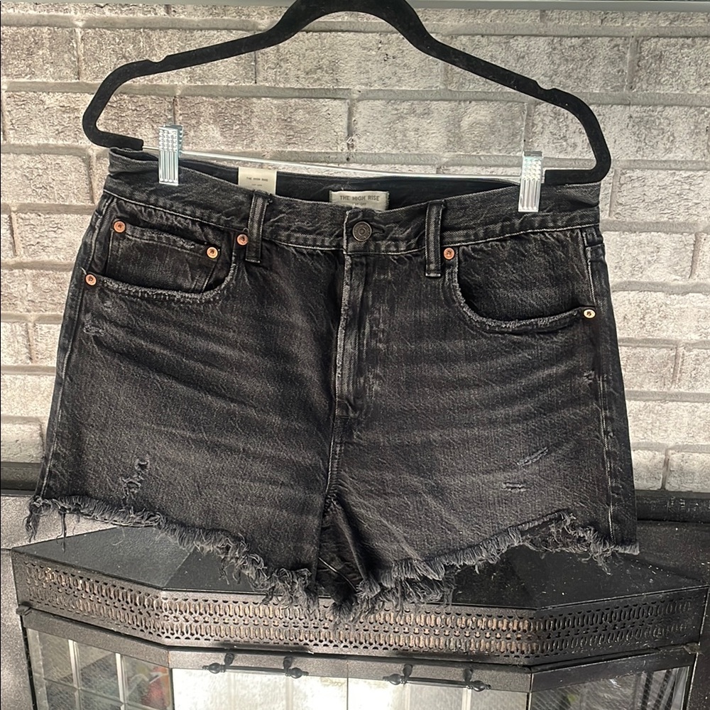 AE 77 High Rise Cut-off Shorts